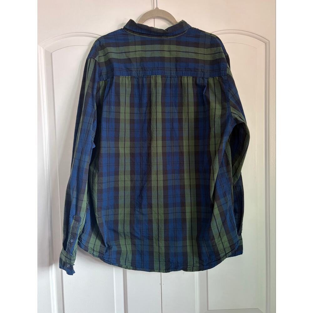Men’s XL Button Down Shirt Bundle Weatherproof Vintage & George Plaid Check - Picture 3 of 14